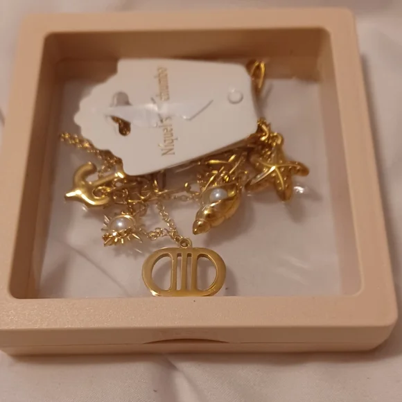 Gold Charm Necklace - Picture 3 of 3